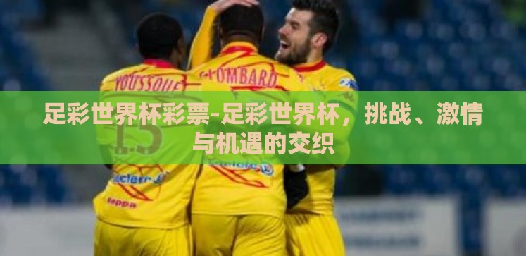 足彩世界杯彩票-足彩世界杯,挑战、激情与机遇的交织 足彩世界杯彩票-足彩世界杯,挑战、激情与机遇的交织