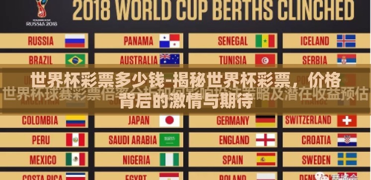 世界杯彩票多少钱-揭秘世界杯彩票,价格背后的激情与期待 世界杯彩票多少钱-揭秘世界杯彩票,价格背后的激情与期待