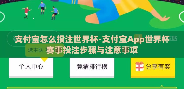 支付宝怎么投注世界杯-支付宝App世界杯赛事投注步骤与注意事项 支付宝怎么投注世界杯-支付宝App世界杯赛事投注步骤与注意事项