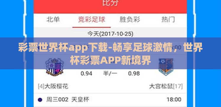 彩票世界杯app下载-畅享足球激情,世界杯彩票APP新境界 彩票世界杯app下载-畅享足球激情,世界杯彩票APP新境界