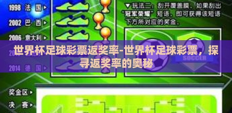 世界杯足球彩票返奖率-世界杯足球彩票,探寻返奖率的奥秘 世界杯足球彩票返奖率-世界杯足球彩票,探寻返奖率的奥秘
