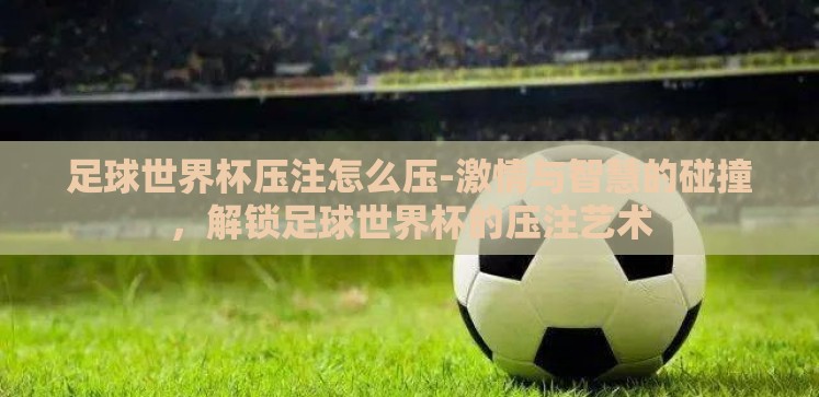 足球世界杯压注怎么压-激情与智慧的碰撞，解锁足球世界杯的压注艺术